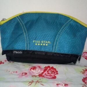 Five Star Blue and Black Pencil Case